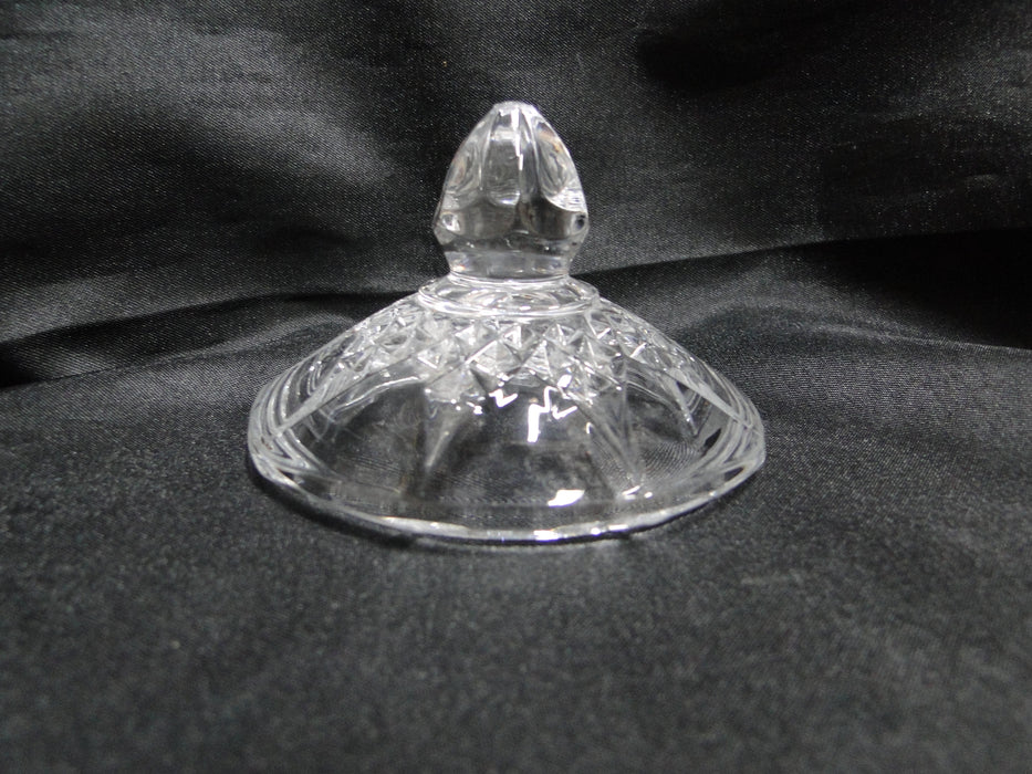 Cristal d'Arques Longchamps, Vertical & Diamond Cuts: Sugar Bowl & Lid