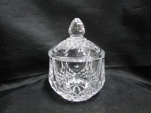 Cristal d'Arques Longchamps, Vertical & Diamond Cuts: Sugar Bowl & Lid