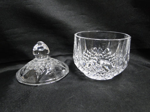 Cristal d'Arques Longchamps, Vertical & Diamond Cuts: Sugar Bowl & Lid