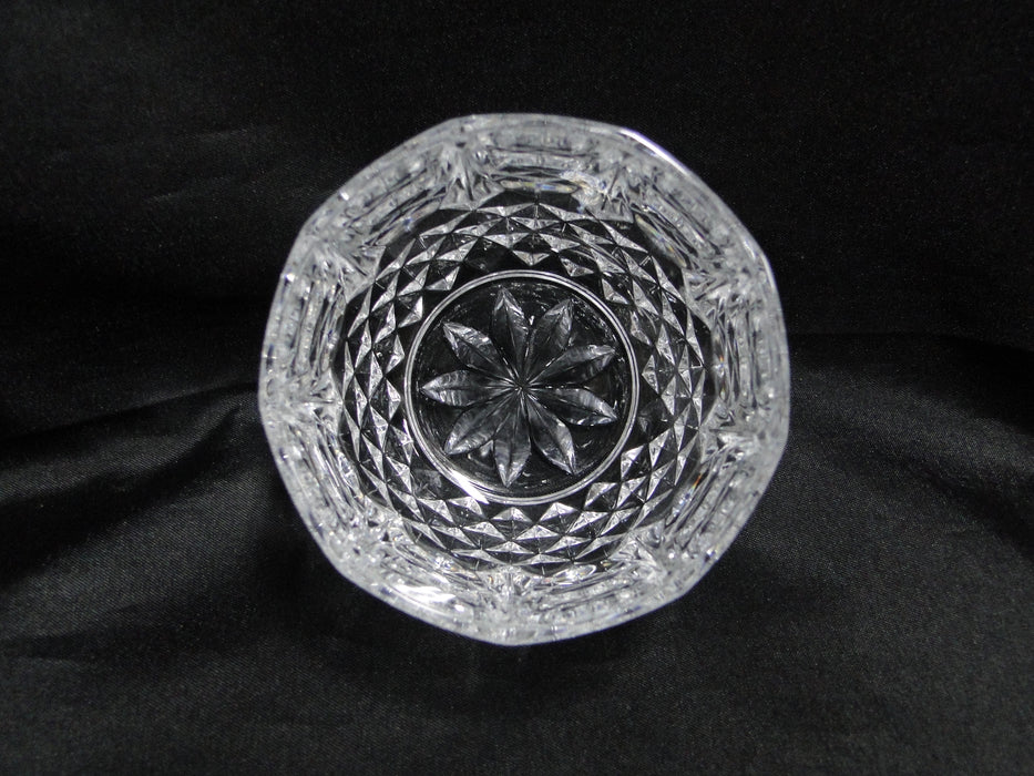 Cristal d'Arques Longchamps, Vertical & Diamond Cuts: Sugar Bowl & Lid