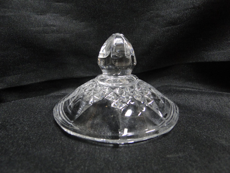 Cristal d'Arques Longchamps, Vertical & Diamond Cuts: Sugar Bowl & Lid