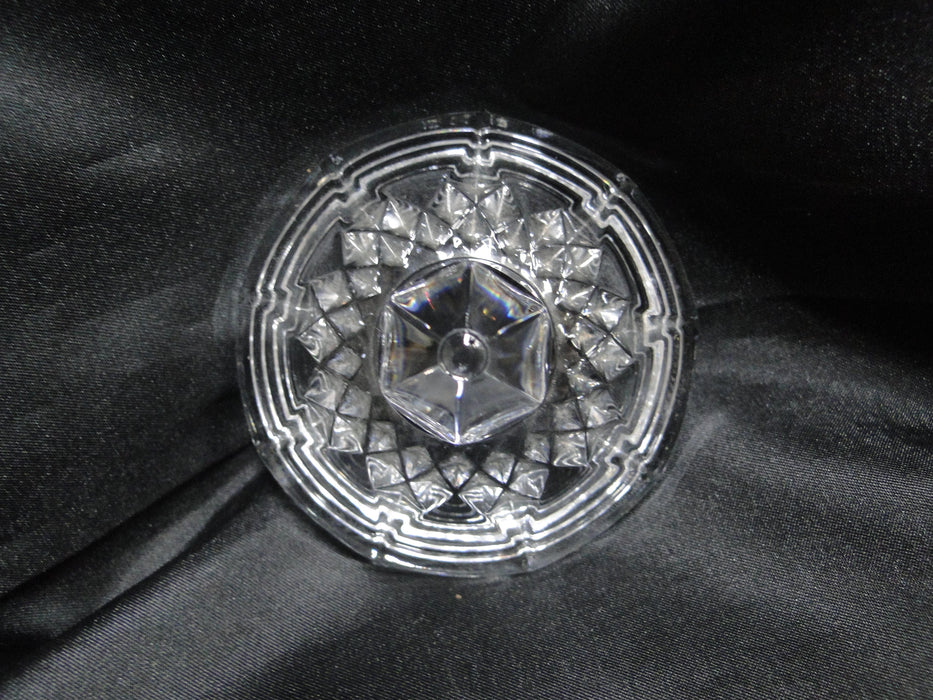 Cristal d'Arques Longchamps, Vertical & Diamond Cuts: Sugar Bowl & Lid