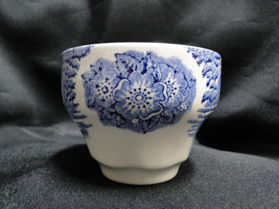 Staffordshire Liberty Blue, Blue & White Scene: 2 5/8" Cup (s) Only, Crazing