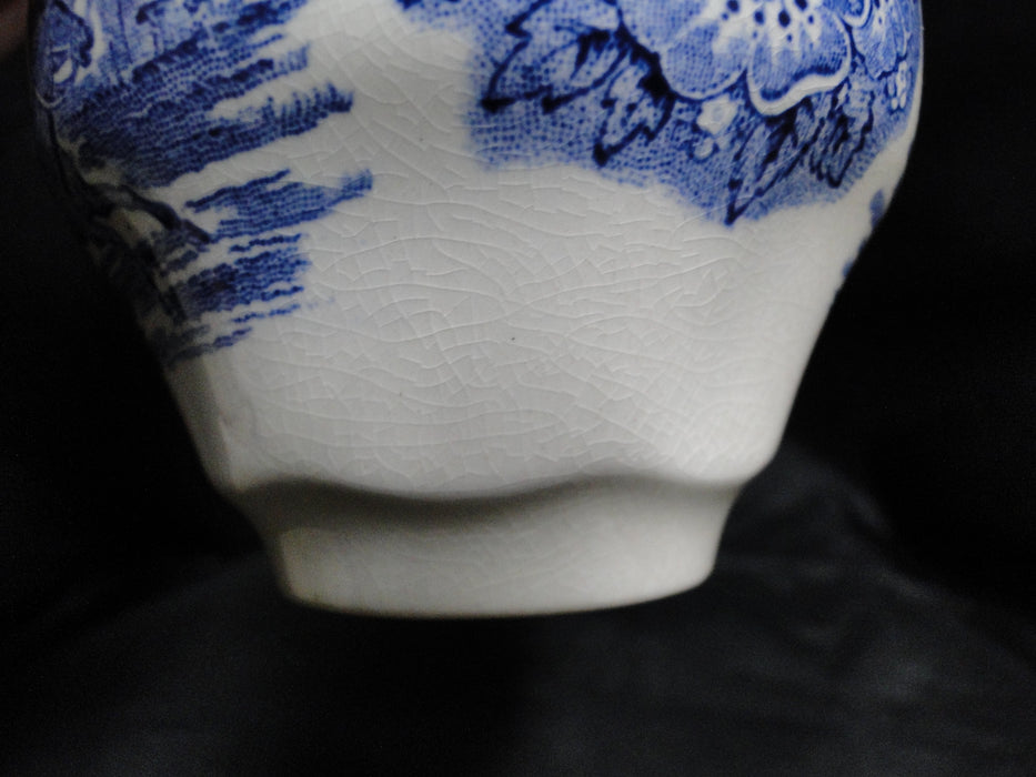 Staffordshire Liberty Blue, Blue & White Scene: 2 5/8" Cup (s) Only, Crazing