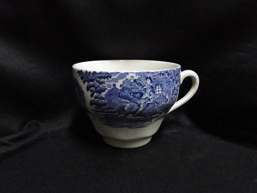 Staffordshire Liberty Blue, Blue & White Scene: 2 5/8" Cup Only, Discoloration