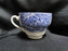 Staffordshire Liberty Blue, Blue & White Scene: 2 5/8" Cup (s) Only, Crazing