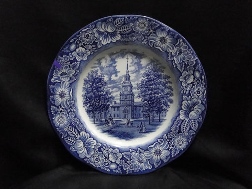 Staffordshire Liberty Blue, Blue & White Scene: Dinner Plate (s), 9 7/8", As Is