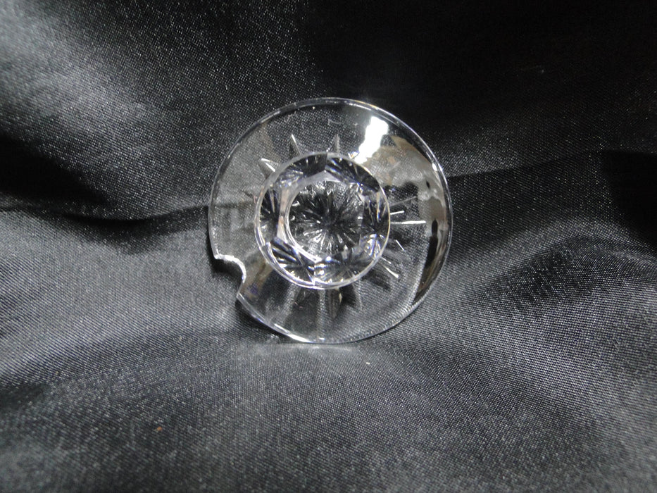 Waterford Crystal, Cross Hatch Cuts: Honey / Jam / Jelly Jar & Lid, 3 3/4"