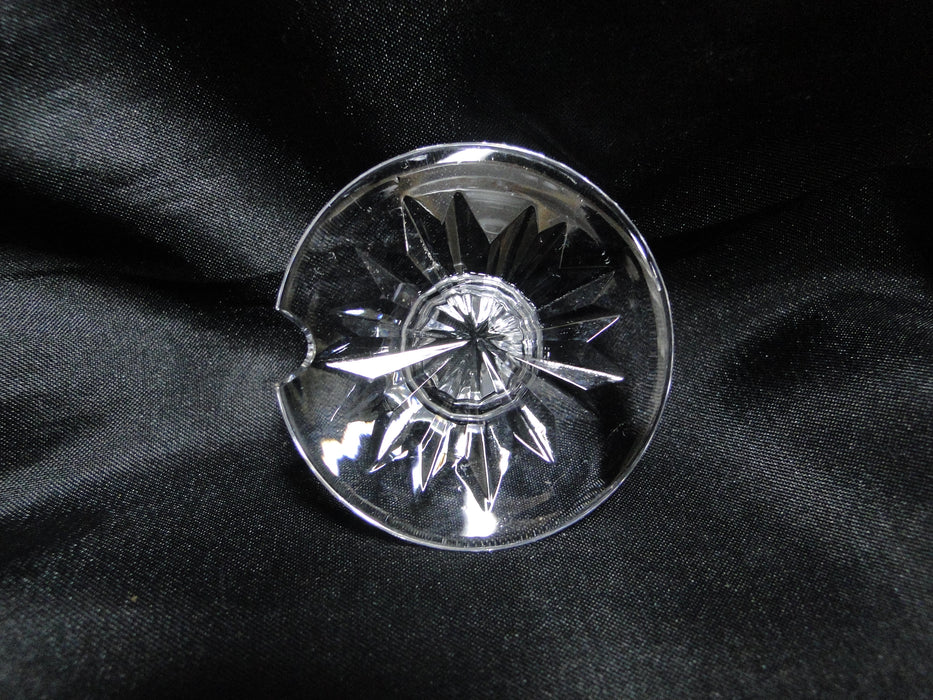 Waterford Crystal, Cross Hatch Cuts: Honey / Jam / Jelly Jar & Lid, 3 3/4"