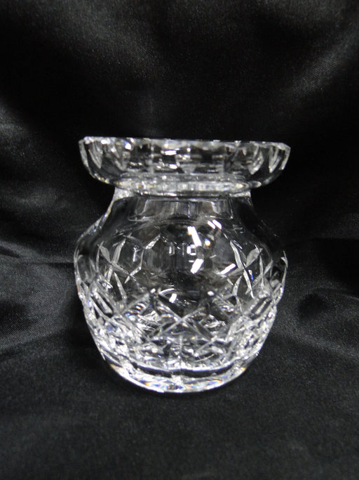 Waterford Crystal, Cross Hatch Cuts: Honey / Jam / Jelly Jar & Lid, 3 3/4"