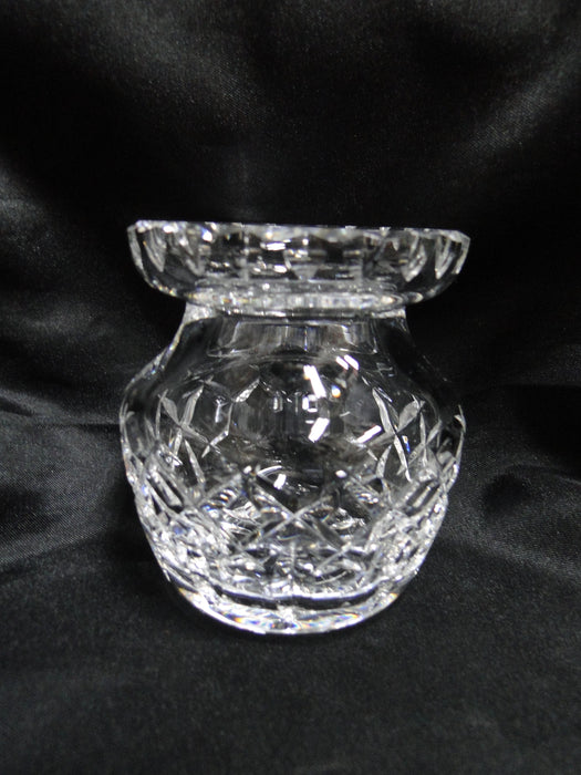 Waterford Crystal, Cross Hatch Cuts: Honey / Jam / Jelly Jar & Lid, 3 3/4"