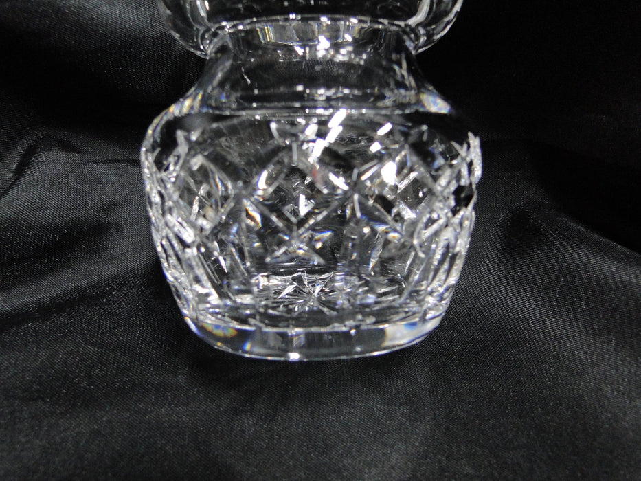 Waterford Crystal, Cross Hatch Cuts: Honey / Jam / Jelly Jar & Lid, 3 3/4"