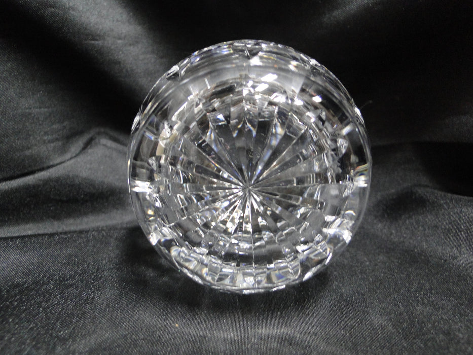 Waterford Crystal, Cross Hatch Cuts: Honey / Jam / Jelly Jar & Lid, 3 3/4"
