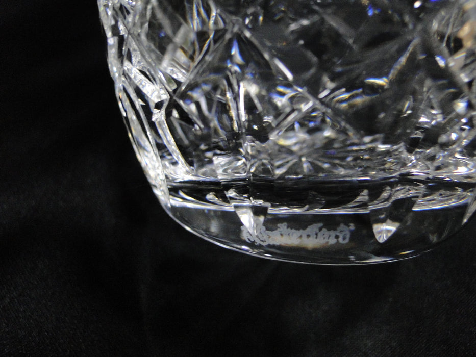 Waterford Crystal, Cross Hatch Cuts: Honey / Jam / Jelly Jar & Lid, 3 3/4"