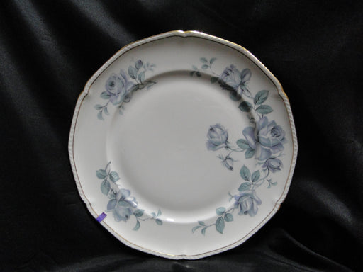 Royal Tettau Damask Rose, Blue / Green Roses: Dinner Plate, 10 1/2", As Is