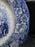 Staffordshire Liberty Blue, Blue & White Scene: Salad Plate (s),7", Crazing