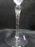 Lenox Aria Crystal, Twisted Stem: Water or Wine Goblet, 8 1/2" Tall, As Is