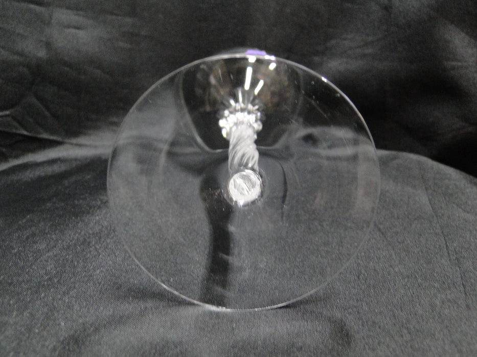 Lenox Aria Crystal, Twisted Stem: Water or Wine Goblet, 8 1/2" Tall, Bubble