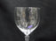 Lenox Aria Crystal, Twisted Stem: Water or Wine Goblet, 8 1/2" Tall, Bubble