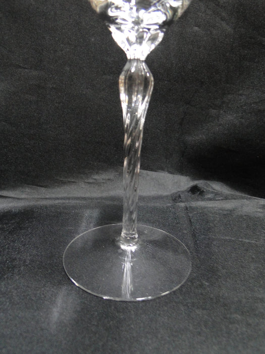 Lenox Aria Crystal, Twisted Stem: Water or Wine Goblet, 8 1/2" Tall, Bubble