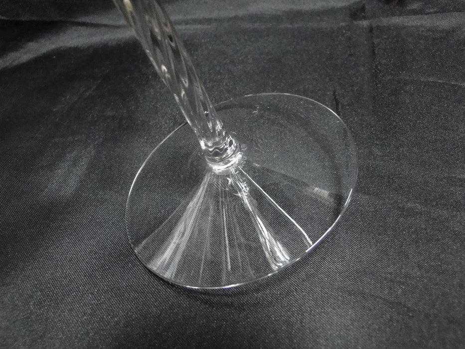 Lenox Aria Crystal, Twisted Stem: Water or Wine Goblet, 8 1/2" Tall, Bubble