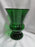 All Green: Flower Vase, 10" Tall x 7 3/8" Top Diameter -- MG#260