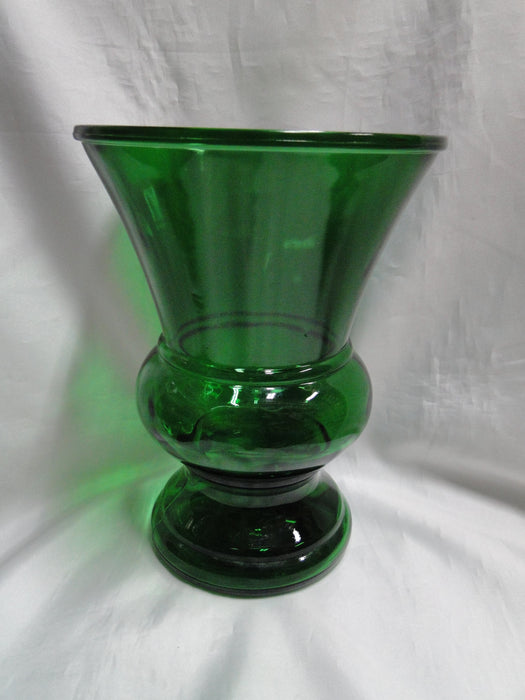 All Green: Flower Vase, 10" Tall x 7 3/8" Top Diameter -- MG#260