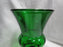 All Green: Flower Vase, 10" Tall x 7 3/8" Top Diameter -- MG#260