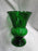 All Green: Flower Vase, 10" Tall x 7 3/8" Top Diameter -- MG#260