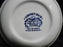 Staffordshire Liberty Blue, Blue & White Scene: Fruit Bowl, 5" x 1 1/4", Crazing