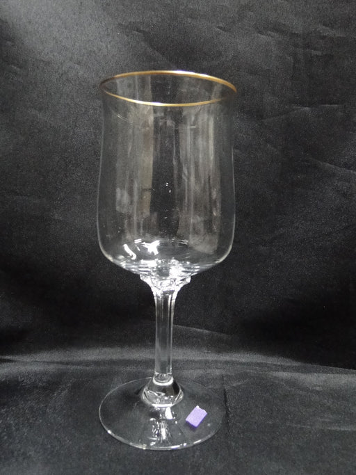 Lenox Intrigue Crystal, Gold Trim: Wine Glass, 6 3/8", Reduced Price