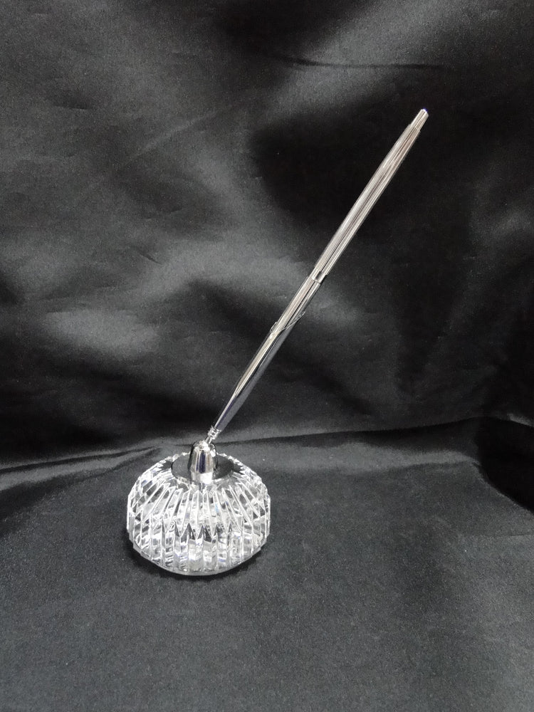Waterford Crystal: Pen Holder & Ballpoint Pen Desk Set