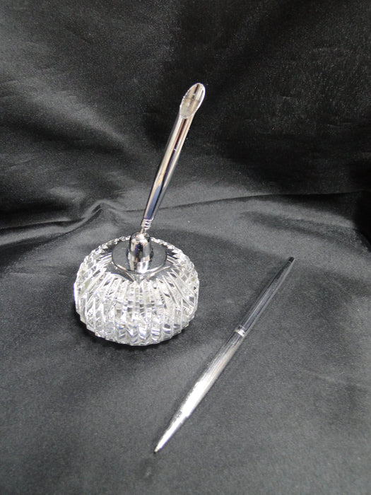 Waterford Crystal: Pen Holder & Ballpoint Pen Desk Set