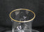Lenox Intrigue Crystal, Gold Trim: Wine Glass, 6 3/8", Reduced Price