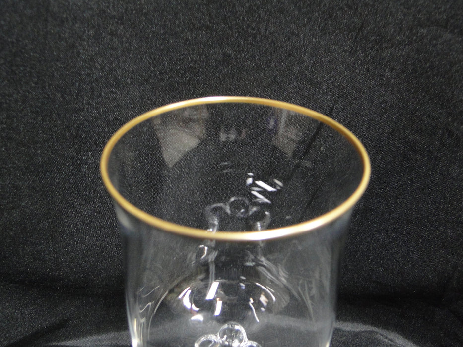 Lenox Intrigue Crystal, Gold Trim: Wine Glass, 6 3/8", Reduced Price