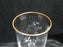 Lenox Intrigue Crystal, Gold Trim: Wine Glass, 6 3/8", Reduced Price