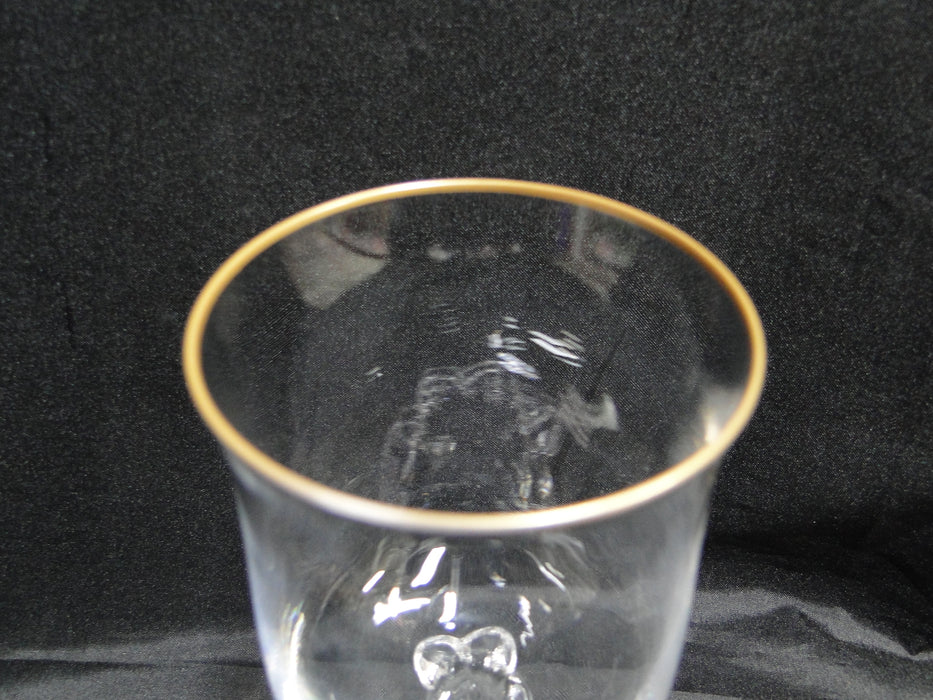 Lenox Intrigue Crystal, Gold Trim: Wine Glass, 6 3/8", Reduced Price