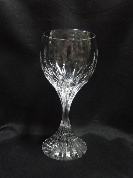 Baccarat Massena, Vertical Cuts: Water or Wine Goblet (s), 7" Tall