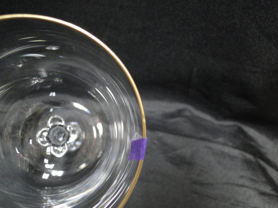 Lenox Intrigue Crystal, Gold Trim: Wine Glass, 6 3/8", Reduced Price