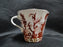 Coalport Indian Tree Coral: Cup & Saucer Set, 3" Tall