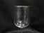 Lenox Intrigue Crystal, Gold Trim: Water or Wine Goblet (s), 7 1/8" Tall