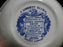 Staffordshire Liberty Blue, Blue & White Scene: Cereal Bowl (s), 6 3/8", As Is