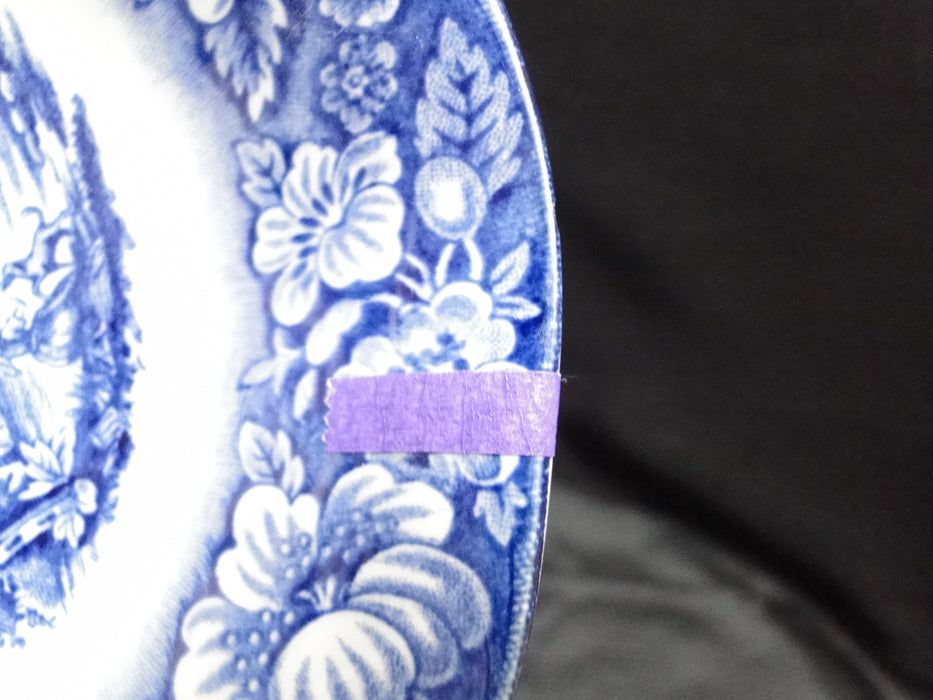 Staffordshire Liberty Blue, Blue & White Scene: Cereal Bowl (s), 6 3/8", As Is