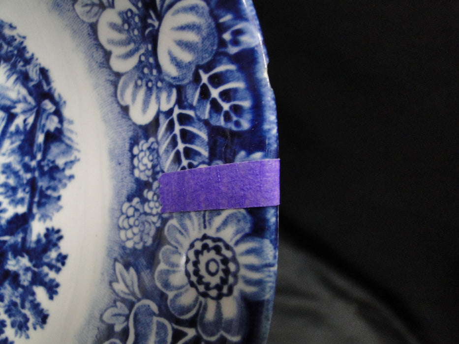 Staffordshire Liberty Blue, Blue & White Scene: Cereal Bowl (s), 6 3/8", As Is
