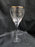 Lenox Kelly Crystal, Swirl Cuts,Gold Trim: Wine Glass, 7 7/8" Tall