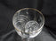 Lenox Kelly Crystal, Swirl Cuts,Gold Trim: Wine Glass, 7 7/8" Tall