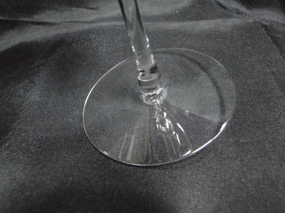 Lenox Kelly Crystal, Swirl Cuts,Gold Trim: Wine Glass, 7 7/8" Tall