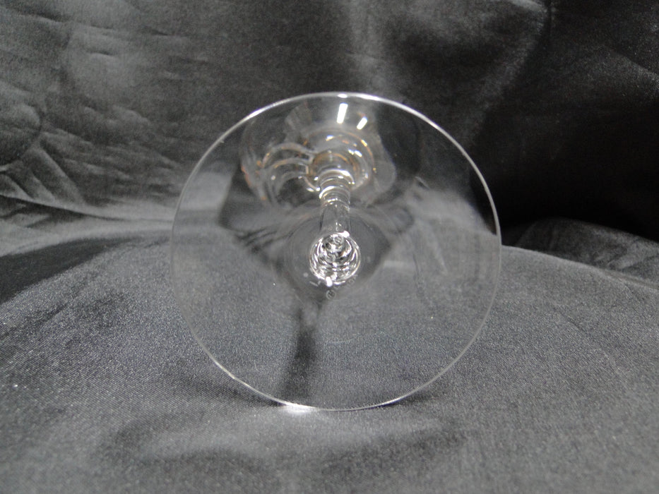 Lenox Kelly Crystal, Swirl Cuts,Gold Trim: Wine Glass, 7 7/8" Tall