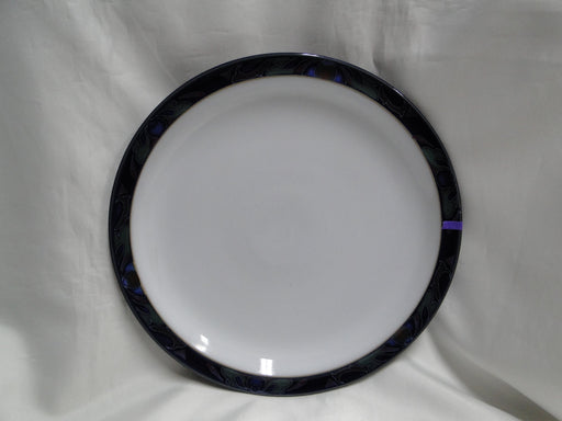 Denby-Langley Baroque, Cobalt Band w/ Flowers: Dinner Plate, 10 1/4", Nicks