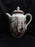 Coalport Indian Tree Coral: Coffee Pot & Lid, 8 3/4", Cracked Handle of Lid, As Is